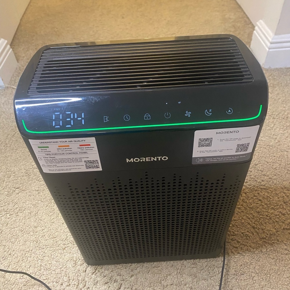 Morento Air Purifier HEPA – Large Unit – Strong Airflow – Works Perfect 🔥 - Picture 10 of 10